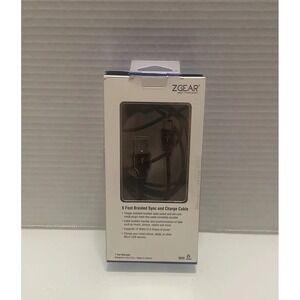 Zgear 6 Foot Braided‎ Sync And Charge Cable For Micro Usb Metal Housing